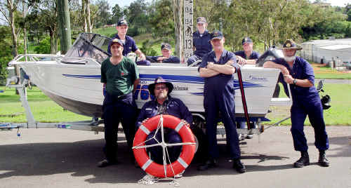 The Australian Navy TS Ipswich volunteer flood boat crews, pictured, were kept busy during the flood crisis. The Australian Navy TS Ipswich volunteer flood boat crews, pictured, were kept busy during the flood crisis.